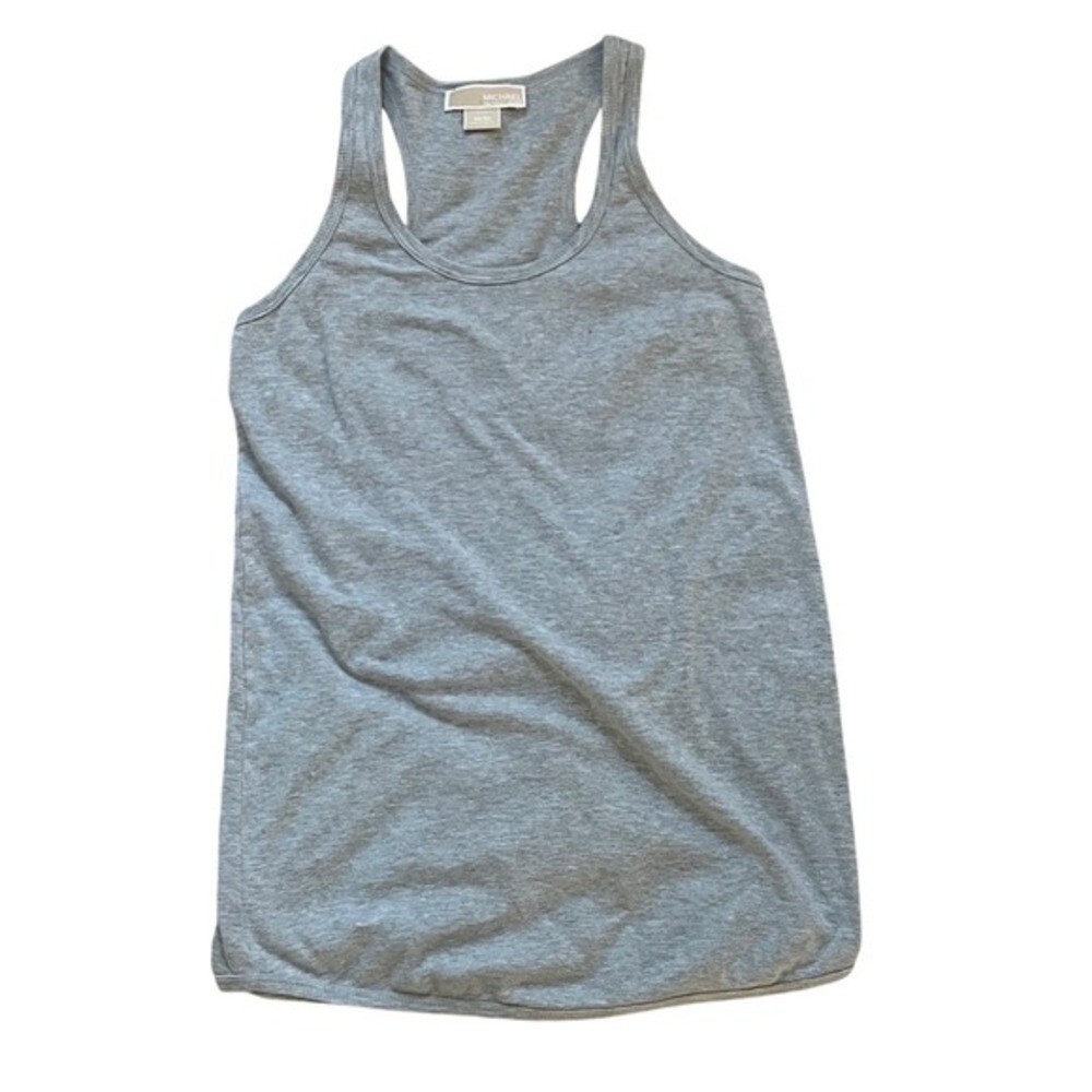 Michael Michael Kors‎ Womens Heather Gray Cotton Racerback Tank Top Size M